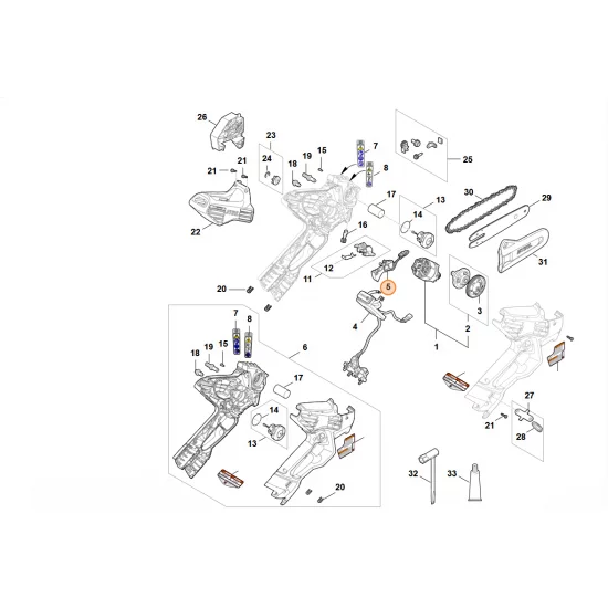 STIHL  Dźwignia przełącznika GA04 430 2100